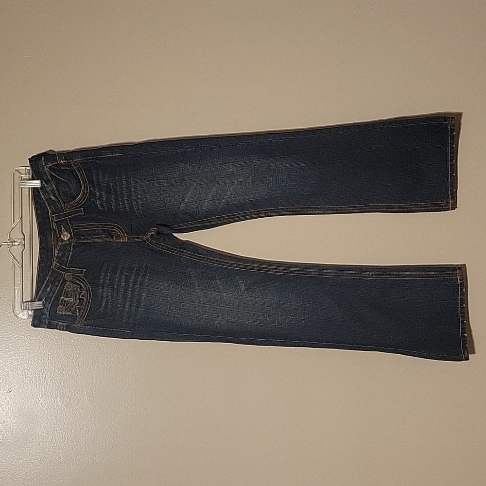 True Religion Denim Blue Jeans Flare Cut Womens‎ Size 31.